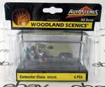 Ho Scale Carburetor Chaos - Woodland Scenics Auto Scenes #AS5548. Fixed Price $21.00.