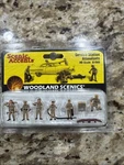 Ho Scale Woodland Scenics A1948 Service Station Attendants Figures (9) Pcs. Fixed Price $19.99.