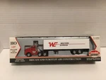 Ho Model Power Sh Tractor W/ Western Express Box Trailer - 1:87 Mib. Fixed Price $19.00.