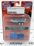 Ho '57 Chevy Step Side Pickup W/fishing Boat & Trailer - Mini Metals #40012. Fixed Price $30.00.