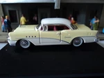 Oxford 1955 Buick Century Yellow And White 1/87 Ho Diecast Car Gm. Fixed Price $14.95.