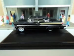 Oxford 1957 Mercury Montclair Black 1/87 Ho Diecast. Fixed Price $14.95.