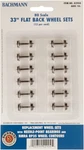 Bachmann Ho Scale New 2026 33" Flat Back Wheel Set 42904. Fixed Price $20.32.