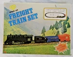 Wind-up Freight Train Set #1029 Vintage Railroad Scale Model Toy Hong Kong. Fixed Price $25.00.