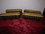 Marklin,american Outline, 4 Car Passenger Set, 1 Gauge,hand Painted,excellent +. Fixed Price $16500.00.
