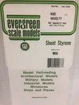 Evergreen Scale Models Styrene Siding Novelty (6 X 12 .040IN Sheet) .083I 4083. Fixed Price $9.98.