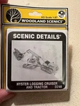 New Ho Scale Woodland Scenics Rural Hyster Logging Cruiser & Tractor Sealed. Fixed Price $20.00.