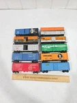 Lot Of 10 As Ho Scale 40' Boxcars L&n Rio Grande Illinoise Central Atlanta. Fixed Price $23.70.