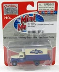 Ho Scale '41/46 Chevrolet Delivery Truck - Bird's Eye Foods Mini Metals #30363. Fixed Price $18.00.