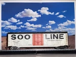 Ho Athearn Soo Line 50' Plug Door Box Car #177850 Weathered Kadees Metal Wheels. Fixed Price $24.99.