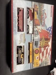 Bachmann Ho Scale Analog Train Set Ez Track System Diesel Caboose Box Car. Fixed Price $99.99.