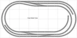 Bachmann E-z Track Train Layout #013 Set Ho Scale 4' X 8' Wire Switches. Fixed Price $682.95.