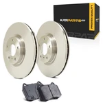 For Volkswagen Atlas 2018-2021 Brake Set Front Cast Iron Vented Plain. Fixed Price $346.58.