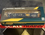 Rapido Trains Ho Scale Mill Gondola Ontario Northland #5027 Blue/yellow 50054A. Fixed Price $39.99.
