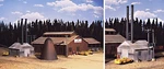 Walthers Cornerstone Ho Scale Building/structure Kit Mountain Lumber Co. Sawmill. Fixed Price $85.99.