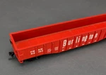 Athearn 50 Gondola Cb&q #83124 Rtr W/kd Metal Wheels HO6037. Fixed Price $13.71.