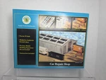 Bachmann Scale 15159 Freight Car Maintenance Repair Shop Building Kit Nos. Fixed Price $24.95.