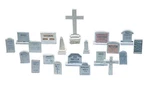Woodland Scenics D201 Ho Scale Tombstones Kit. Fixed Price $19.69.