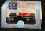 Oxford Diecast 1961 Chevrolet Impala Convertible Ho 1:87 Tuxedo Black/red. Fixed Price $12.50.