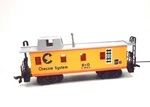 Bachmann Ho Scale Chessie System B&o C.3963 Caboose Train Model Used. Fixed Price $9.06.