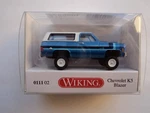 Wiking 1975 Chevrolet K5 Blazer Blue Stripes Ho 1/87 Plastic. Fixed Price $29.95.