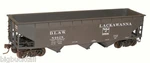 Accurail Lackawanna (2-PACK) 3-BAY Hopper Car Kits #84593 & #84628 Nib. Fixed Price $28.86.