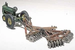 Woodland Tractor & Disc Plow Metal Cast Kit - Ho Scale Model Railroad. Fixed Price $17.53.