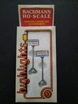 Ho Scale Bachmann 42431, Lighted Service Station Exxon Gas Signs. Fixed Price $14.99.