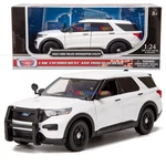 2022 Ford Explorer Police Diecast 1:24 Motormax Unmarked Sleek Top White 76990. Fixed Price $25.99.