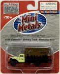 1:87 Ho Cmw Mini Metals 41/46 Chevrolet Delivery Truck Manhattan Beer. Fixed Price $13.75.