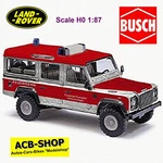 Land Rover Defender Fire Brigade Schneverdingen Command Vehicle 1:87 Busch 50311. Fixed Price $21.54.