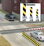 Walthers Cornerstone 949-4168 Ho Scale Quiet Zone Markers. Fixed Price $16.99.