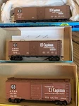 Athearn Ho Atsf Santa Fe El Capitan 40 & 50 Boxcars. Fixed Price $49.00.