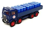 Efe 1/76 Scale 10604DL - Aec Mammoth Major Lorry With Oil Drum Load (mobil) Blue. Fixed Price $37.99.