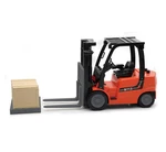 Model Scale Fork Lift, With Pallet And Box, 1:14, Newray 01166. Fixed Price $108.55.