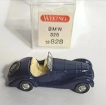 Wiking 1:87 H0 Plastic Car Bmw 328 Blue Art 12828. Fixed Price $10.52.