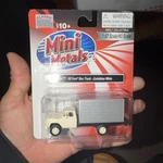 Cmw Mini Metals #30477 1960 Ford F-500 Custom Box Truck White Cab/silver. Fixed Price $24.68.