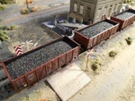 Ho Roco Freight Railway Cars (3) Custom Detailed Hand Painted Weathered #3101. Fixed Price $74.56.