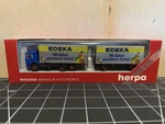 Herpa 818095 Man F90 Refrigeration Truck & Trailer - Edeka 1:87/HO. Fixed Price $11.58.