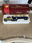 Matchbox Collectors Exclusive Edition Flat Bed Hualer With Cement & Fire Trucks. Fixed Price $40.00.
