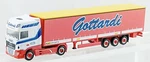 Herpa PIHR950398 "gottardi" Daf White Tractor Blue Stripes, Scale Ho 1:87. Fixed Price $143.36.
