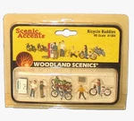 Woodland Scenic Accents Bicycle Buddies A1904 Ho Scale Nos. Fixed Price $16.99.