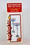 Ho 1:87 Bachmann 42431, Lighted Landscape Accessories, Exxon Gas Station Signs. Fixed Price $22.99.