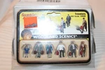 Ho Scale Woodland Scenics, Travelers Figurine Set #A1840 Bnos. Fixed Price $19.20.