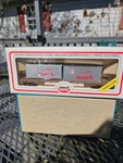 Ho Scale Santa Fe 51' Flat Car With Two 20' Sf Containers Model Power New. Fixed Price $7.50.