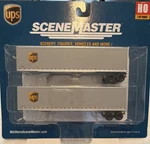 Walthers Scenemaster 45' Stoughton Trailer 2-PACK Ups Ho 1:87 Mpn 949-2213. Fixed Price $20.00.
