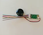 Ho Dcc Steam Sound Decoder With 28MM Baffled Speaker. Fixed Price $34.49.