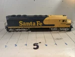 Athearn Ho Model Miniature Train Locomotive 3601 F45 Pwr Santa Fe-frt #5950. Fixed Price $43.50.
