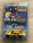 Ken Schrader Signed 1/64 Scale Car M&m World, Racing Lv Motor Speedway 2000. Fixed Price $35.00.