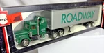 Herpa Ho Scale #950229 Green Kenworth Tractor With Roadway Van Trailer Nip. Fixed Price $34.00.
